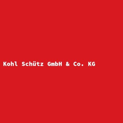Hersteller: Kohl Schütz GmbH &amp; Co. KG