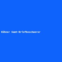 Kühner Samt-Briefbeschwerer