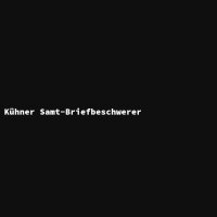 Kühner Samt-Briefbeschwerer