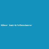 Kühner Samt-Briefbeschwerer