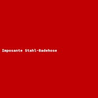 Imposante Stahl-Badehose