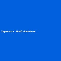 Imposante Stahl-Badehose