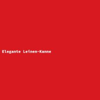 Elegante Leinen-Kanne