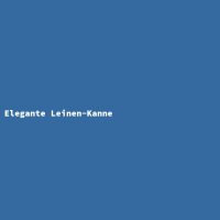 Elegante Leinen-Kanne