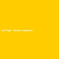 Luftiger Beton-Computer