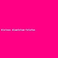 Kleines Aluminium-Telefon
