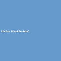 Kleine Plastik-Gabel