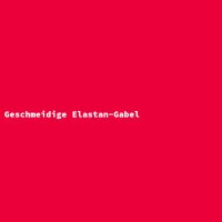Geschmeidige Elastan-Gabel