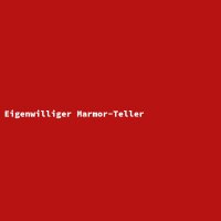 Eigenwilliger Marmor-Teller